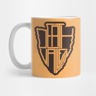 Death Valley National Park name arrowhead Mug